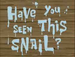 Have You Seen This Snail?